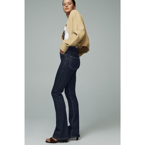 Zara Women's Dark Blue Boot Cut Jeans - Picture 2 of 15